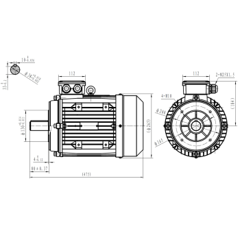 Silnik elektryczny 7,5kW 1400 obr/min. 132B14